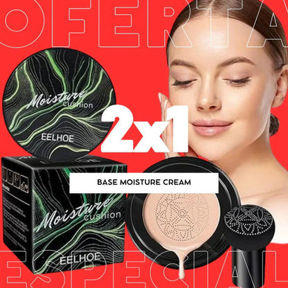 BASES DE MAQUILLAJE MOISTURE CREAM + BROCHAS DE REGALO (OFERTA 2X1)